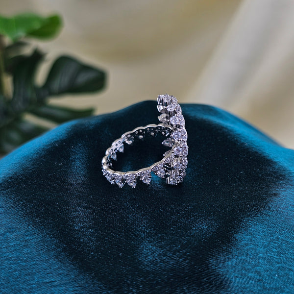 Oval-cut eternity ring