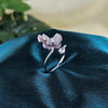 Social Butterfly Adjustable Ring