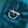 Bezel & Channel Set Ruby Ring