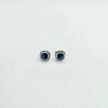 Midnight Aura Sapphire Studs