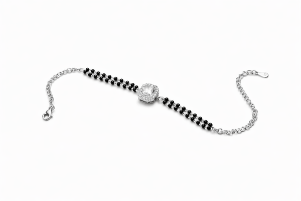 The Silver Radiance Mangalsutra
