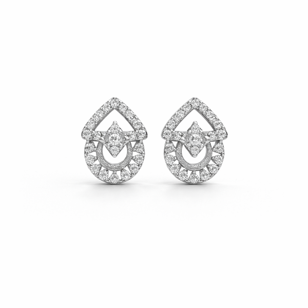 Stellar Drop Silver Studs