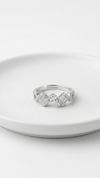 Prism Spark Adjustable Ring – 925 Sterling Silver