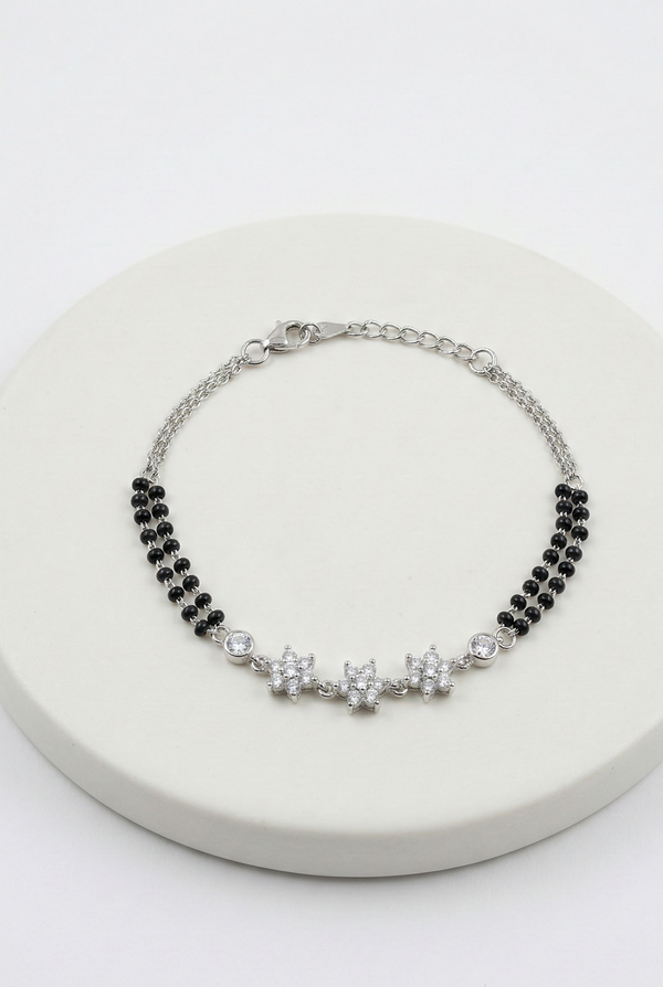 StarSync Silver Mangalsutra