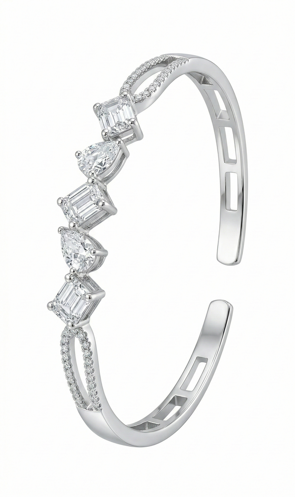 Celeste Spark Silver Kada