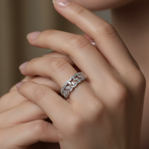 The Twin Flame Interlock Ring