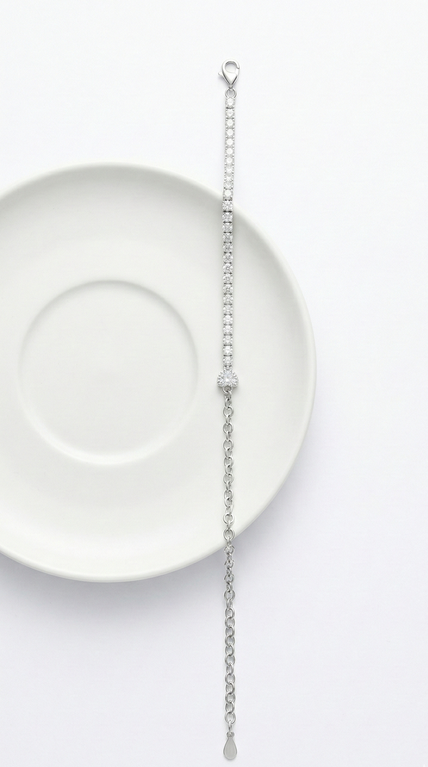 Silver Whisper Chain Bracelet