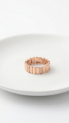 Golden Link Flex Ring – 925 Sterling Silver