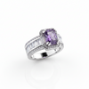 Violet Reign Statement Ring