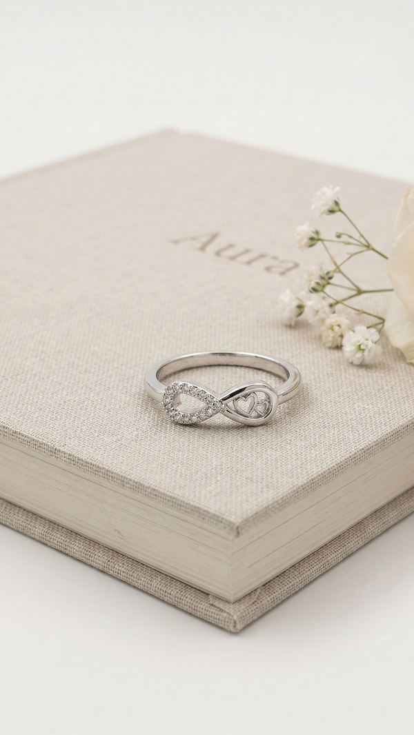 Eternal Double Heart Ring