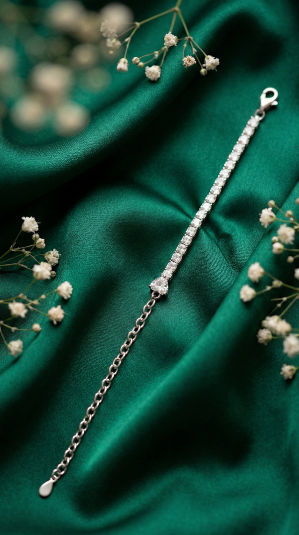 Silver Whisper Chain Bracelet