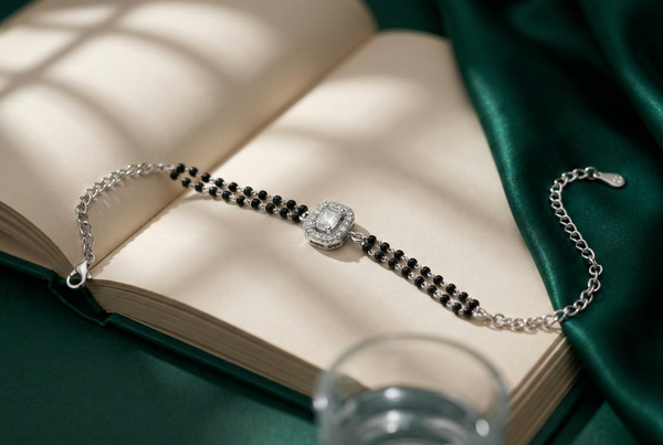 The Silver Radiance Mangalsutra