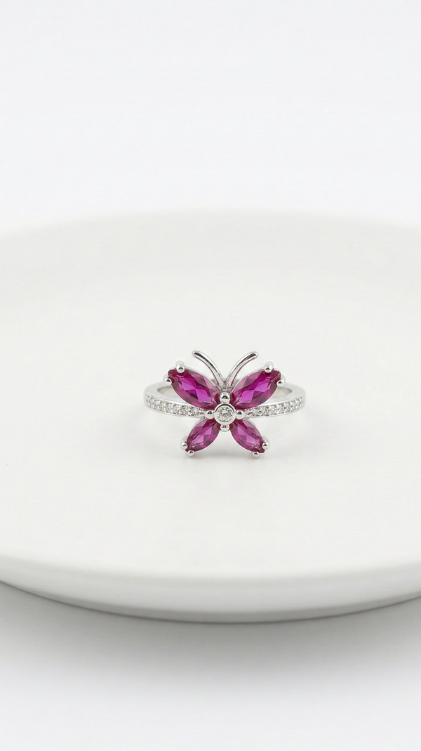 ScarletWing Butterfly Ring