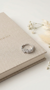 Prism Spark Adjustable Ring – 925 Sterling Silver