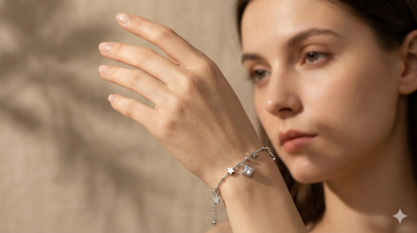 Celestia Starfall Silver Bracelet