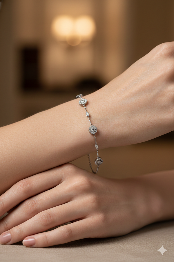 Celestia Sparkle 925 Silver Bracelet