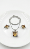 Sunbeam Crystal Silver Set