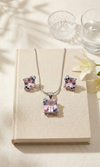 Rose Glow Silver Set