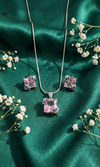 Rose Glow Silver Set