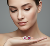 Blush Royale Pink Studs