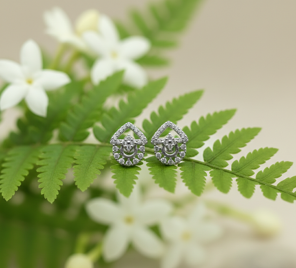 Stellar Drop Silver Studs
