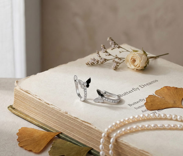 Butterfly Spark Hoops