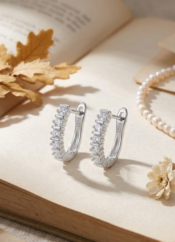 Stellar Shine Hoops
