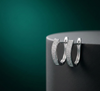 Luxe Pavé Hoops