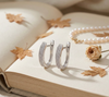 Luxe Pavé Hoops
