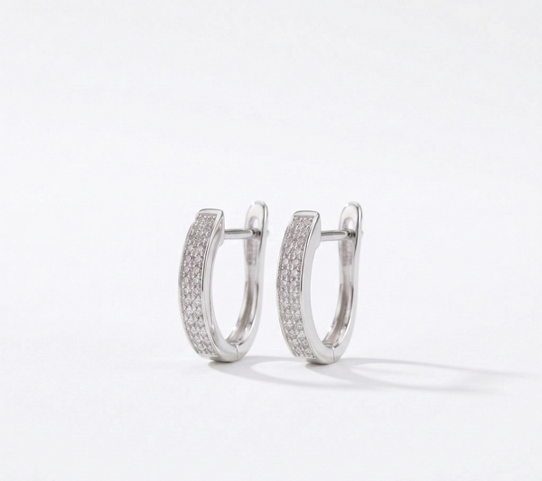 Luxe Pavé Hoops