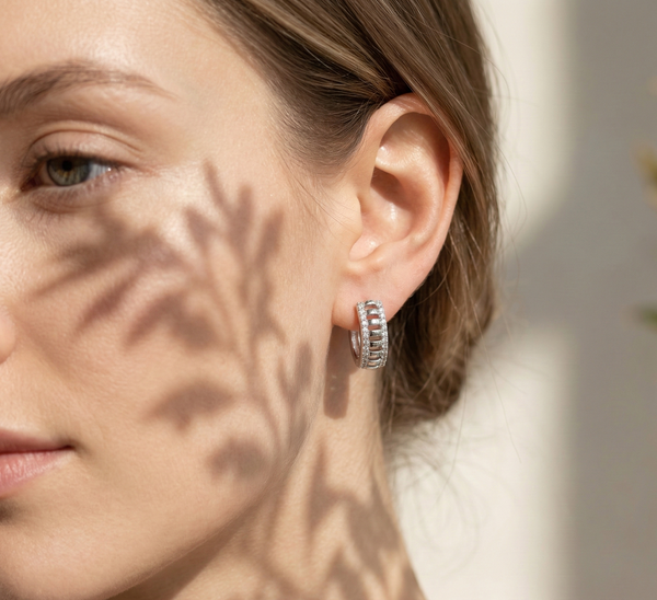 Stellar Pavé Hoops