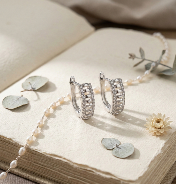 Stellar Pavé Hoops