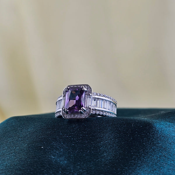 Violet Reign Statement Ring