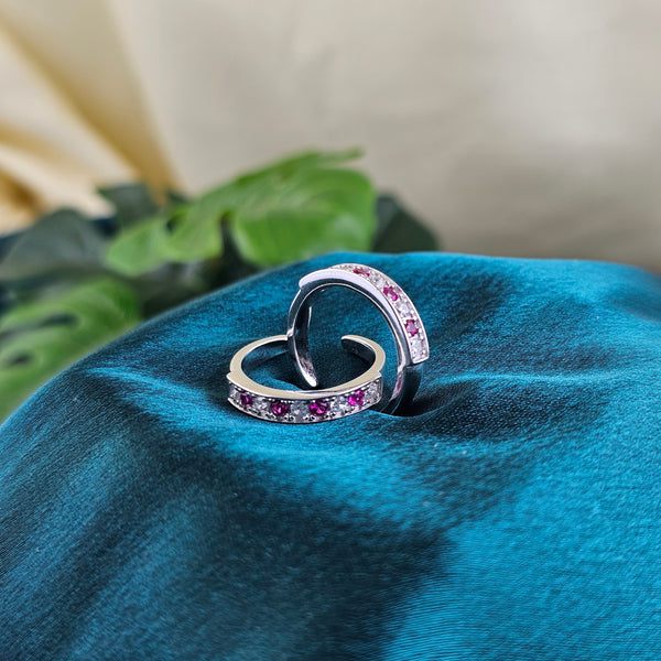 Bezel & Channel Set Ruby Ring
