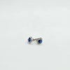 Midnight Aura Sapphire Studs