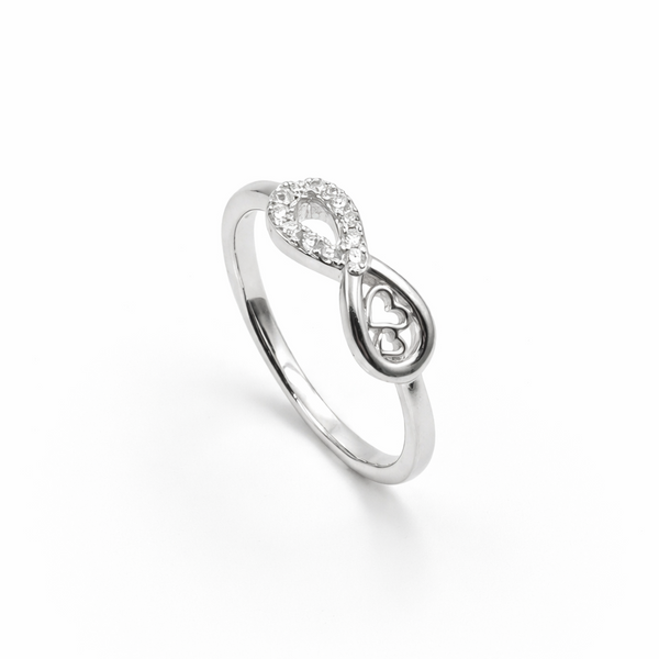 Eternal Double Heart Ring
