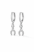 Lucky Charm Horseshoe Hoop Earrings