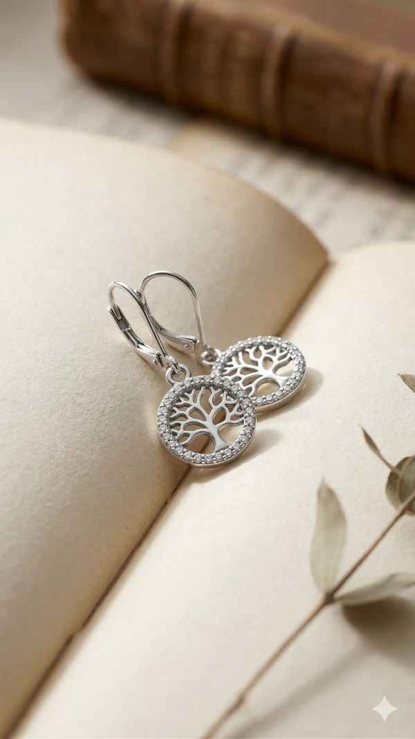 Eterna Tree of Life Silver Drops