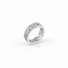 Oval-cut eternity ring