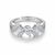 Prism Spark Adjustable Ring – 925 Sterling Silver