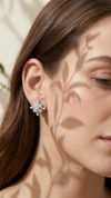 Celeste Cross Sparkle Studs