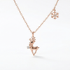 SnowCharm Reindeer Pendant