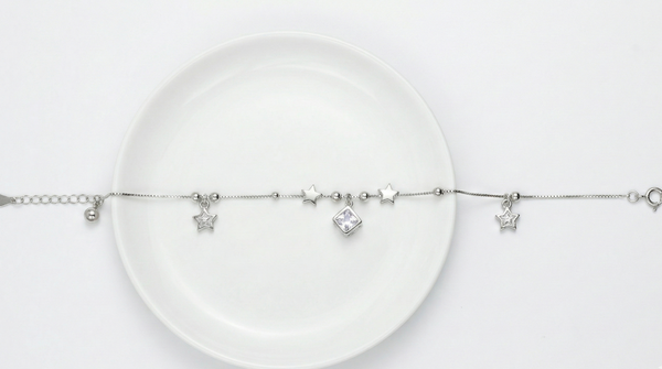 Celestia Starfall Silver Bracelet