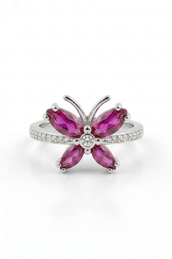 ScarletWing Butterfly Ring