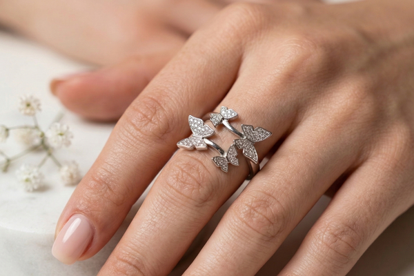 FlutterCrew Adjustable ring