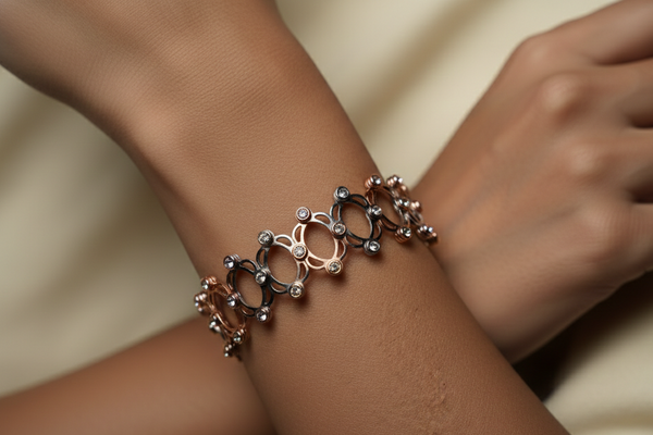 Blossom Cuff- Kada+Ring