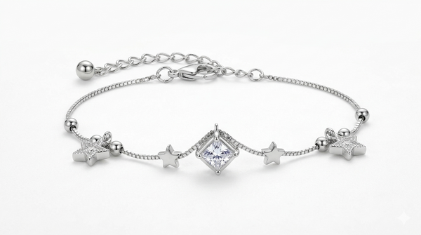 Celestia Starfall Silver Bracelet
