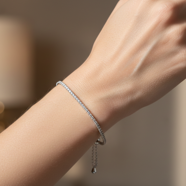 Classic Diamond Line Bracelet
