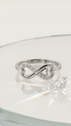 Infinity Heart Ring – 925 Sterling Silver