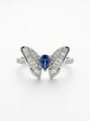 BlueFlare Butterfly Ring